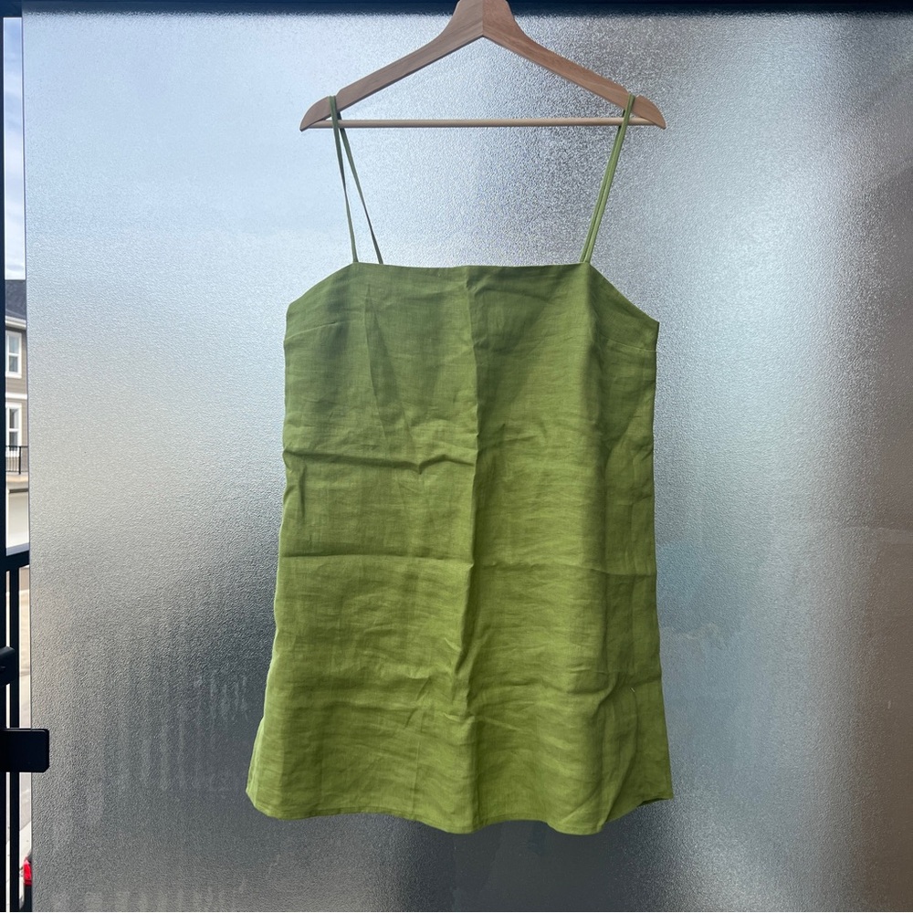 Reformation Aubree Linen Dress